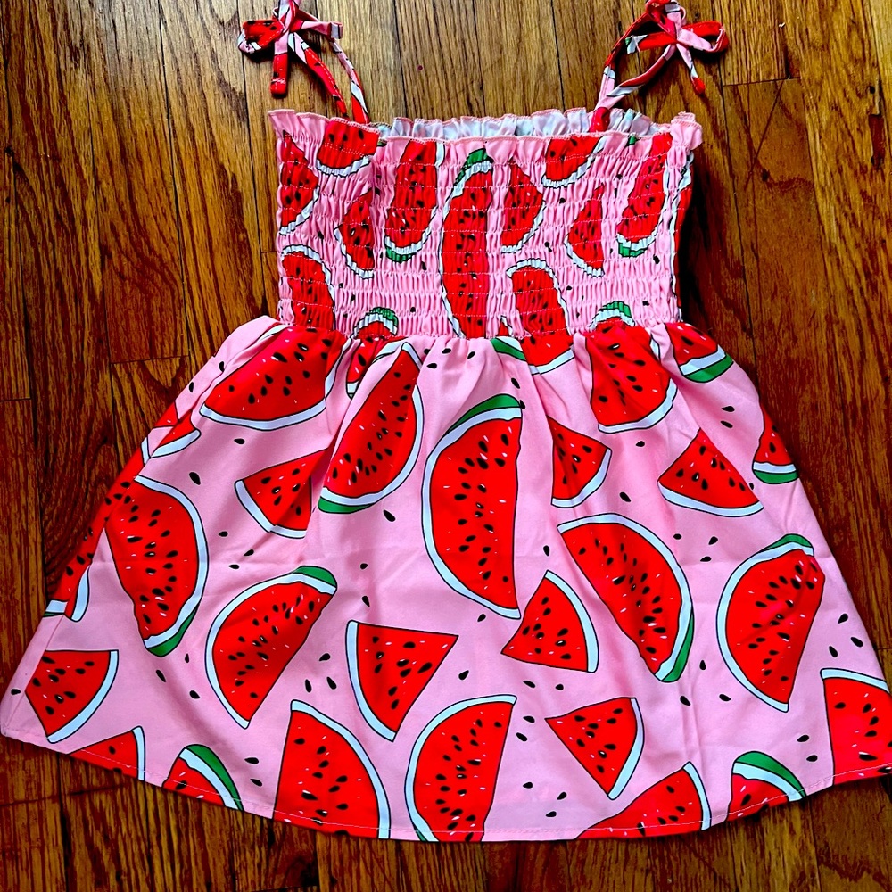 Adorable Size 4T watermelon dress  NWOT.